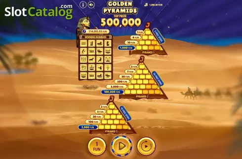 Οθόνη5. Golden Pyramids Κουλοχέρης 