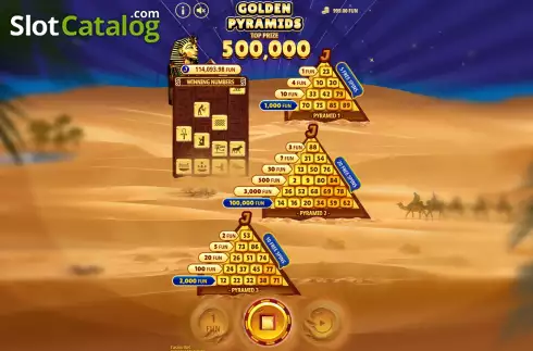 Οθόνη6. Golden Pyramids Κουλοχέρης 