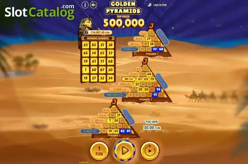 Οθόνη7. Golden Pyramids Κουλοχέρης 