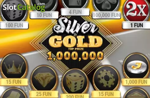Οθόνη3. Silver and Gold Κουλοχέρης
