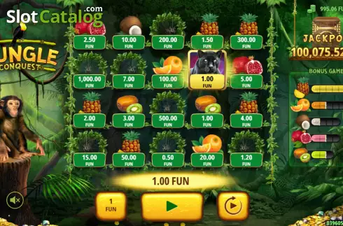 Οθόνη3. Jungle Conquest Κουλοχέρης