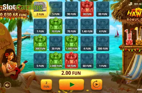Οθόνη4. Hawaii (7777 Gaming) Κουλοχέρης