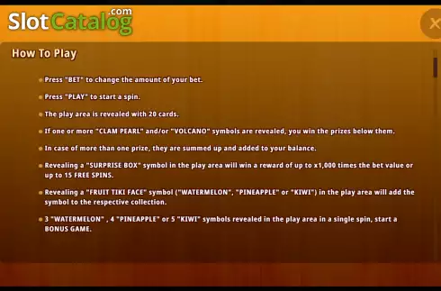 Οθόνη5. Hawaii (7777 Gaming) Κουλοχέρης