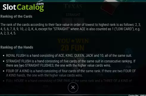Οθόνη8. Texas Hold'em (7777 Gaming) Κουλοχέρης