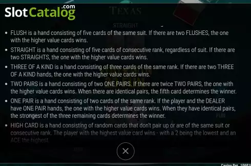 Οθόνη9. Texas Hold'em (7777 Gaming) Κουλοχέρης