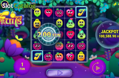 Οθόνη3. Fruits (7777 Gaming) Κουλοχέρης
