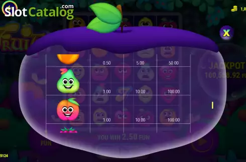 Οθόνη8. Fruits (7777 Gaming) Κουλοχέρης