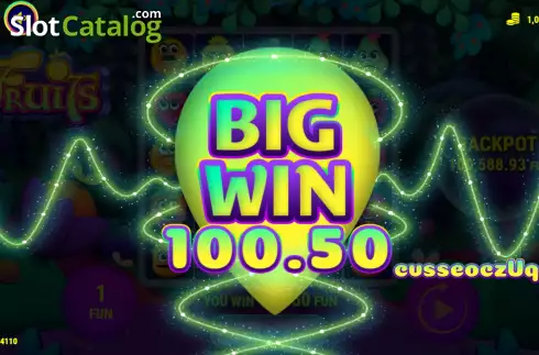 Οθόνη4. Fruits (7777 Gaming) Κουλοχέρης