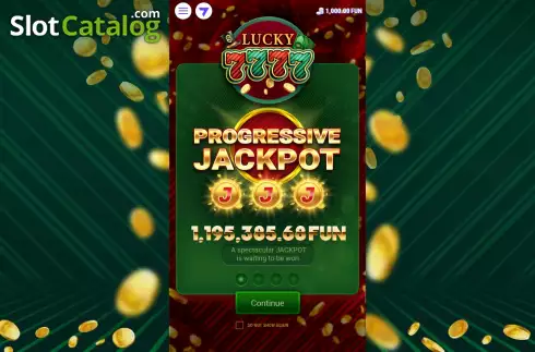 Οθόνη2. Lucky 7777 Κουλοχέρης