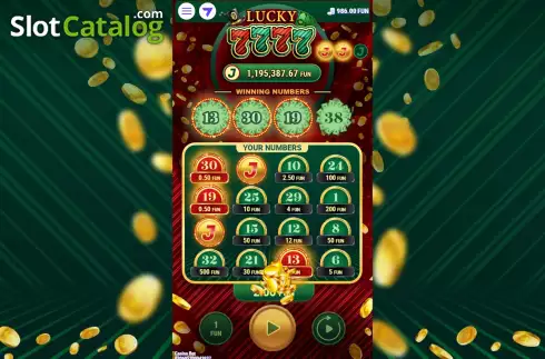 Οθόνη6. Lucky 7777 Κουλοχέρης