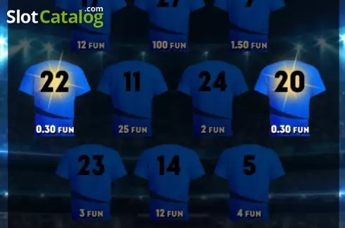Οθόνη4. Football Stars Κουλοχέρης