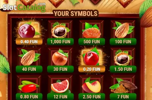 Οθόνη3. Chocolate (7777 Gaming) Κουλοχέρης