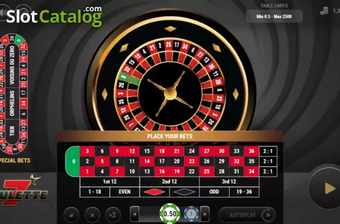 Οθόνη2. Roulette 7 Κουλοχέρης
