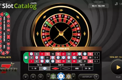 Οθόνη3. Roulette 7 Κουλοχέρης