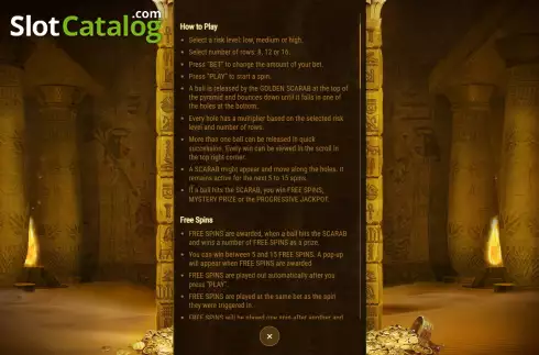 Οθόνη6. Golden Scarab Κουλοχέρης
