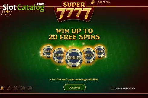 Οθόνη5. Super 7777 Κουλοχέρης