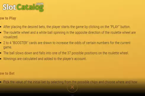 Οθόνη6. Booster Roulette Κουλοχέρης