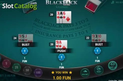 Οθόνη3. Blackjack (7777 Gaming) Κουλοχέρης