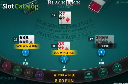 Οθόνη4. Blackjack (7777 Gaming) Κουλοχέρης