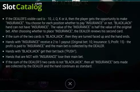 Οθόνη9. Blackjack (7777 Gaming) Κουλοχέρης