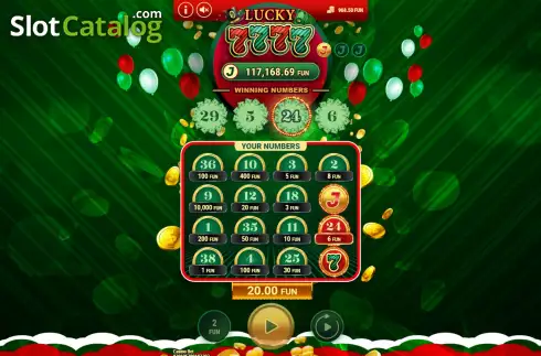 Οθόνη5. Lucky 7777 3 March Κουλοχέρης