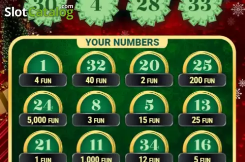Οθόνη3. Lucky 7777 Christmas Κουλοχέρης