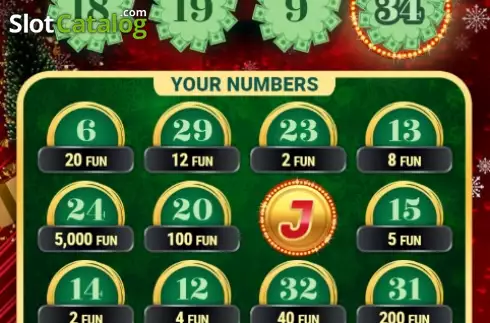Οθόνη4. Lucky 7777 Christmas Κουλοχέρης