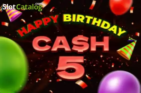 Cash 5 Happy Birthday Λογότυπο