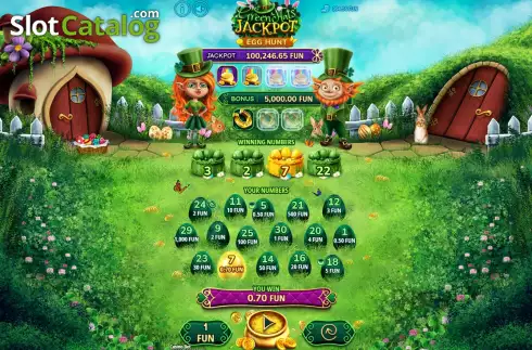 Οθόνη3. Greenhats' Jackpot Egg Hunt Κουλοχέρης