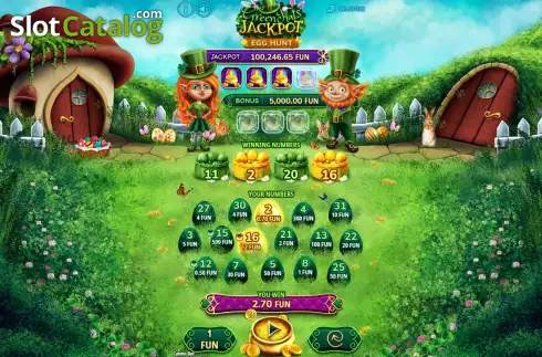 Οθόνη4. Greenhats' Jackpot Egg Hunt Κουλοχέρης