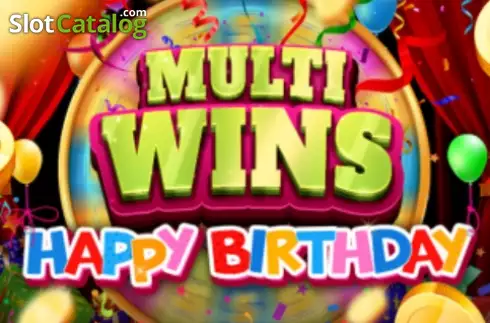 Multi Wins Happy Birthday Λογότυπο Multi Wins Happy Birthday Λογότυπο