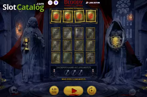 Οθόνη2. Bloody Stakes and Riches Κουλοχέρης