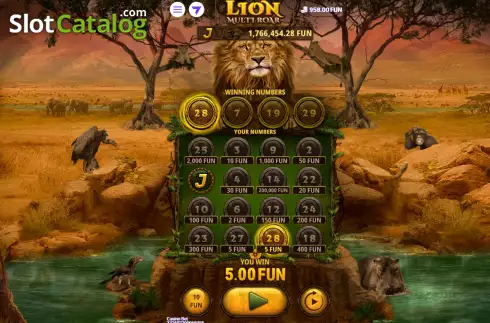 Οθόνη3. Lion Multi Roar Κουλοχέρης