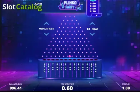 Οθόνη3. Plinko Party Κουλοχέρης