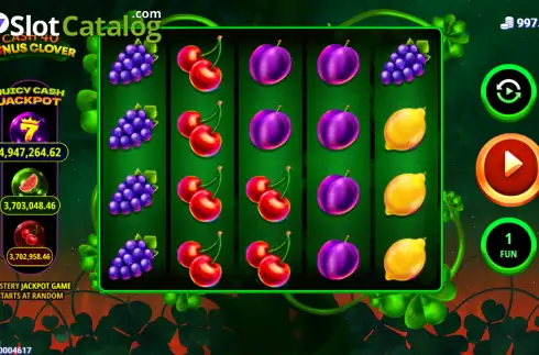 Οθόνη2. Сash 40 Bonus Clover Κουλοχέρης 