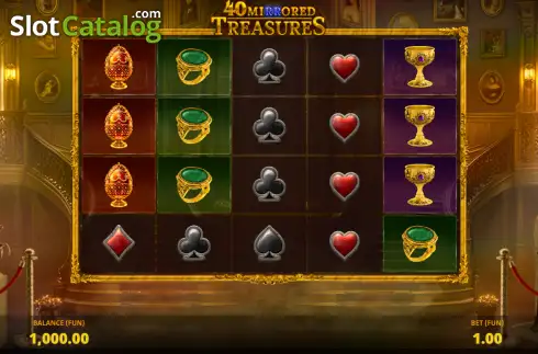 Οθόνη2. 40 Mirrored Treasures Κουλοχέρης