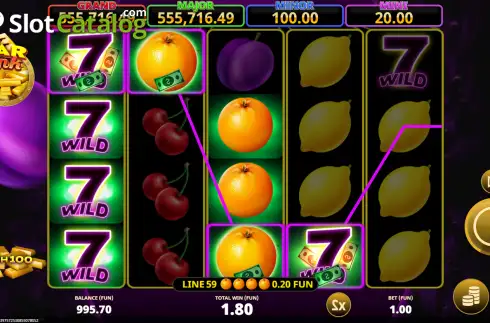 Οθόνη3. Cash 100 Bar Link Κουλοχέρης