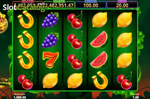 Οθόνη2. Cash 40 Bonus Clover Bar Link Κουλοχέρης 