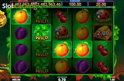 Οθόνη3. Cash 40 Bonus Clover Bar Link Κουλοχέρης 