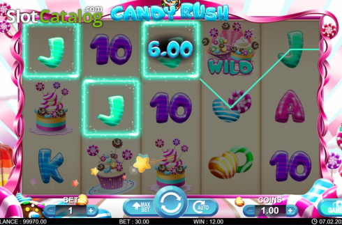 Οθόνη3. Candy Rash Κουλοχέρης 