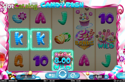 Οθόνη5. Candy Rash Κουλοχέρης 