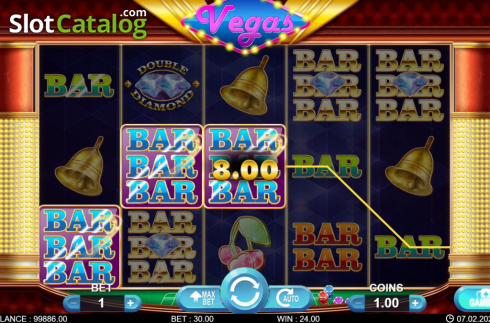 Οθόνη4. Golden Vegas (7mojos) Κουλοχέρης 