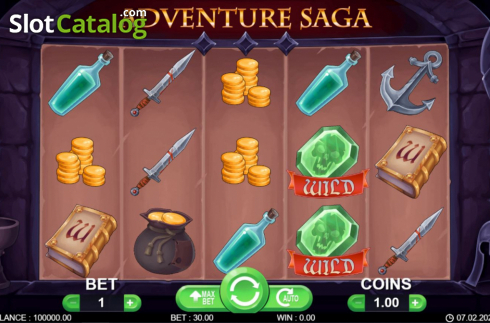 Οθόνη2. Adventure Saga Κουλοχέρης