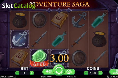 Οθόνη5. Adventure Saga Κουλοχέρης