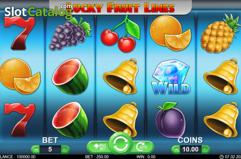 Οθόνη2. Lucky Fruit Lines Κουλοχέρης