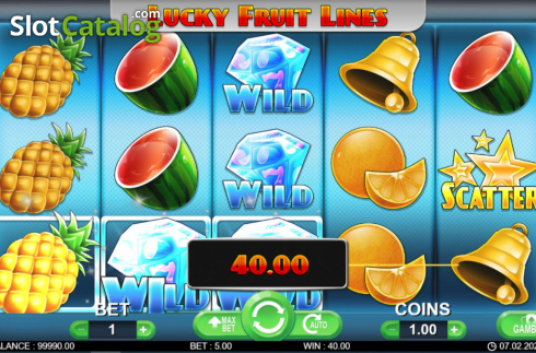 Οθόνη3. Lucky Fruit Lines Κουλοχέρης