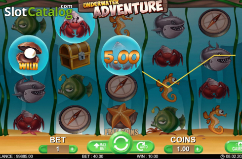 Οθόνη4. Underwater Adventure Κουλοχέρης