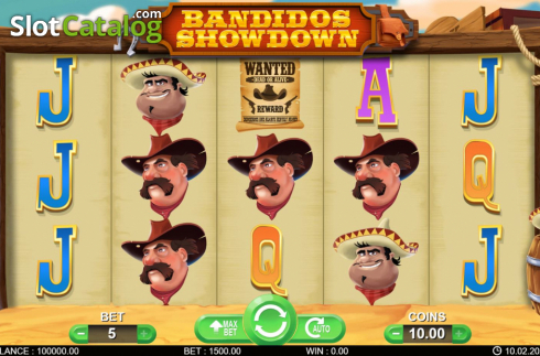 Οθόνη2. Bandidos Showdown Κουλοχέρης