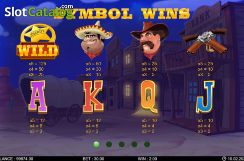 Οθόνη6. Bandidos Showdown Κουλοχέρης