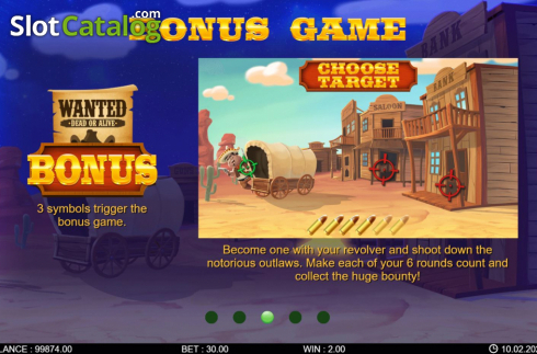 Οθόνη9. Bandidos Showdown Κουλοχέρης